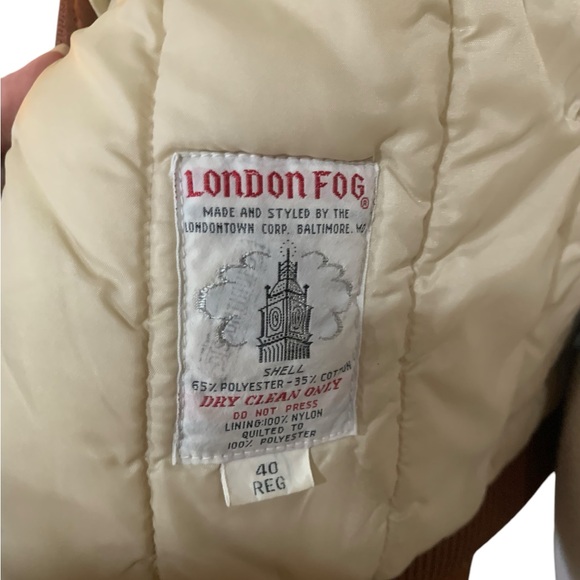 Vintage London Fog Outdoors Unlimited brown jacket size 40 reg - Picture 6 of 7